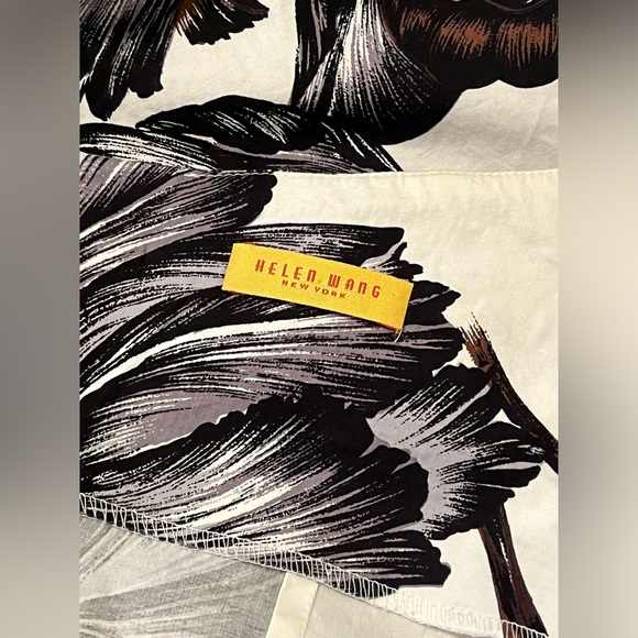 Designer Helen Wang New York Floral Strapless Dress - Picture 5 of 13